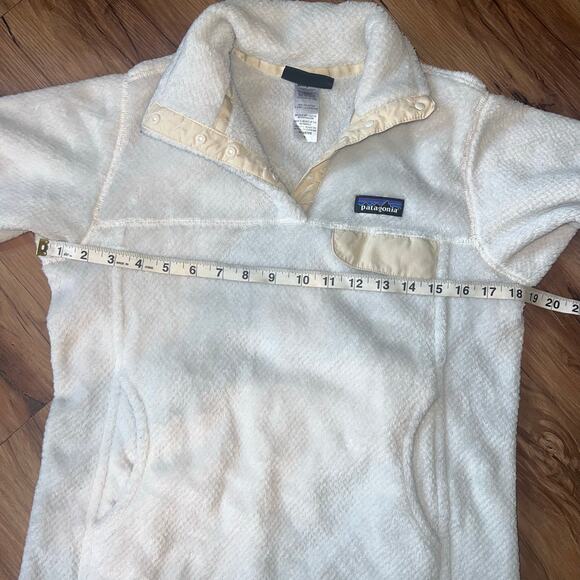 Patagonia Soft Mock Neck T-Snap Re-tool PolarTec Long Sleeve Pullover Size Small - Picture 9 of 10